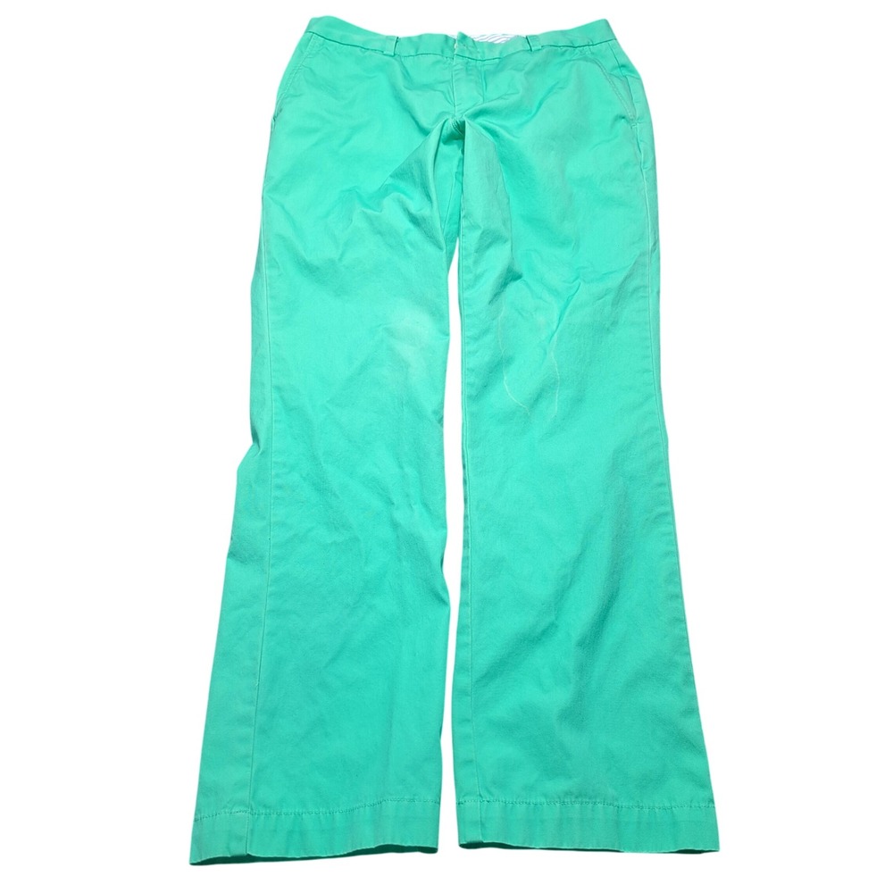 Vineyard Vines Mens Slim Fit Breaker Pant Green Chino 33 x 32 Cotton Twill
